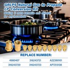 Grlp5     Range Natural Gas To Propane Lp Conversion Kit  With Tools