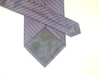 New Claiborne   Stripes   Men s Tie 100  Silk Made In China