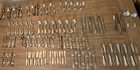 Huge Lot  Vintage Community Silver Plate Flatware 132 Pcs  Monogrammed H 1920s 