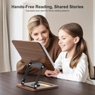 Book Stand For Reading  360   Rotating Hands Free Book Holder  Adjustable Heig   