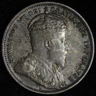 1907 Canada Silver Twenty Five Cents Vf Toned E326 Dadch