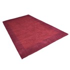 Hand Knotted Loom Silk Mix Area Rug Contemporary Red Bbh Homes Bblsm201