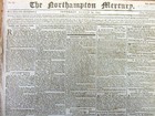 Lot Of 5 Original 230 Year Old British Newspapers 1795-1796 Northampton Mercury