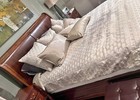 Ethan Allen Sleigh Bed King Bed Frame Mahogany 