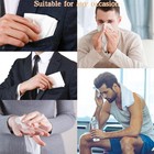 Handkerchiefs For Men Soft Pure White Cotton Hanky