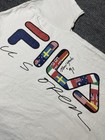 Vintage Fila Us Open T Shirt Mens Medium White 1991 90s Single Stitch Tennis  