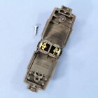 10 Leviton Brown Straight Blade Polarized Connector Plugs Nema 1-15 15a 125v 102