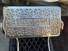 Antique 1920s Original Chrome Theo A Kochs Barber Chair Foot Rest Assembly