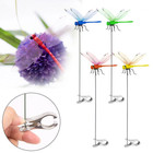 1 3 6 9pcs Fake Dragonfly Clip Waterproof Outdoor 3d Dragonfly Garden Decorative