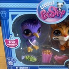 Littlest Pet Shop Pet Pairs G7  22  26 Tiger   Purple Bird Nib Sealed