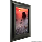 Contemporary Upscale  2  Satin Black Picture Frames  Common Sizes  4x5-24x36 