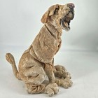 A Breed Apart Yellow Lab Yawning Figurine Sculpture Statue 70044 Retired 10 