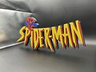 Spider-man The Animated Series Logo Sign Display   3d Wall Desk Shelf Art