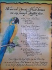 Jimmy Buffett   Parrot Head Poster 11x14 Parrothead Creed New