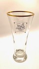 Vintage Tuborg Gold Beer 12 Oz  Pilsner Barware Glass Logo Danish Gold Rim