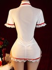 Women Sexy Lingerie Nurse Cosplay Uniform Costume Outfit Fancy Dress