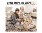 Tiny Land Wooden Baby Activity Walker Pushtoy Montessori Adjustable Speed Kids