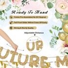 Gold Glitter Mr   Mrs Banner For Engagement Wedding Party Decorations