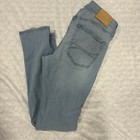 Hollister  Women s Light Wash Ripped Jeans Skinny Advanced Stretch Actual 32x30