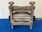 Antique Cruso  150 Sunshine Clothes Washer Wringer Wood Hand Crank Roller Wash