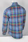 Polo Ralph Lauren Men s Plaid Slim Fit Button Shirt Long Sleeve L Large Blue Red