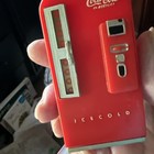 Miniature Coca Cola Coke Machine Dispenser Refrigerator Magnet Marked 1995