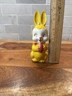 Vintage Irwin Rubber Squeak Toy Bunny Rabbit Standing