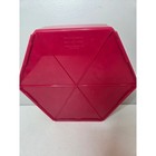 Piatto Red Bakery Box Carrier Cookie Cake Pie Holder Storage Container Tote