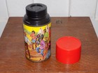 Vintage Bonanza Metal Thermos With Cup And Cap