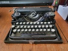 Working Antique  1920   s Underwood Standard Portable Typewriter W 4 Bank Keyboard