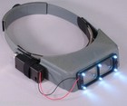 Quasar Led Lighting System For Donegan Optivisor Visor 6 Led Lights 