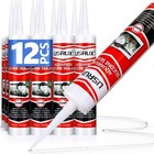 12 Pack Aquarium Silicone Clear Sealant  High Elasticity  Safe For Fish fast    