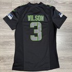 Nike Seattle Seahawks Russell Wilson 3 Womens Jersey Black Green S Nfl On Field