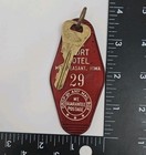 Vintage Iris Court Motel Key Fob   Key     Mt  Pleasant  Iowa     Room  29 Americana