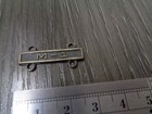 Vintage U s  Army Qualification Bar  M1 - Silver Oxidized Post Wwii