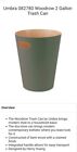 New Umbra 082780 Woodrow 2 Gallon Trash Can Green Wood