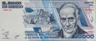 1987 Mexico 20000 Pesos Banknote  Don Andr  s Quintana Roo  Yaxchilan  Unc