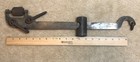 Antique Vintage Brass  Heavy Industrial Decor  Sliding Weight Scale Hook Cap 800