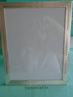 Tiffany Sterling Silver   Picture Frame  8 x10    Embossed engine Turn Pouch box