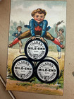 Victorian Trade Card Album 1876 Scrapbook Prints Antique 12  X 15  