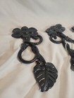 Antique vintage Cast Metal Ornate  Wall Accent Decor