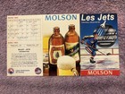 Pocket Schedule Ahl 1982-83 Sherbrooke Jets  Les Jets French Version Molson