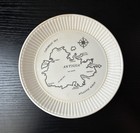 Vtg Wedgwood Antigua West Indies Map Ceramic Plate Decor South American Souvenir
