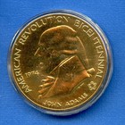 1974 John Adams American Revolution 1 5  Bronze Medal Us Mint  97 First Congress