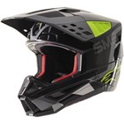 New Alpinestars S-m5 Rover Camo Dirt Bike Mx Helmet Gray flo Yellow Size Large
