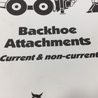 Genuine 1995 Melroe Bobcat Skid-steer Backhoe Attachments K1500