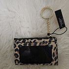 Victoria s Secret Zipper Card Case Wallet In Leopard