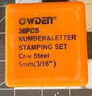 Metal Stamp Set  Alphabet And Numbers  Plus Bonus Add-on And  Free Shipping