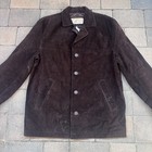 The X-files Series Finale Cast   Crew 2002 Suede Leather Jacket Blazer Sz Small