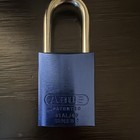 Abus 83al 40 Blue Aluminum Padlock  Keyed Different  A Keyway  Nano Protect